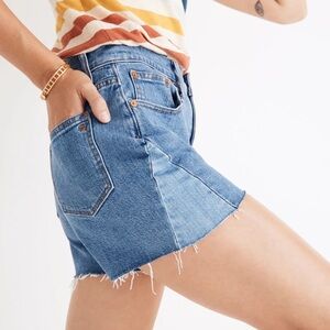 Madewell High-Rise Denim Shorts: Pieced Edition